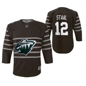 Kinder Minnesota Wild Trikot #12 Eric Staal Grau 2020 NHL All Star